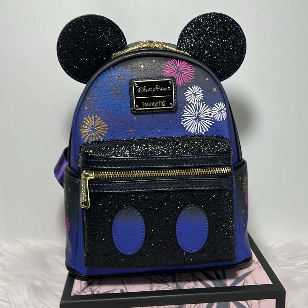 Loungefly Disney Parks 50th Fireworks Mini Backpack- NWT
